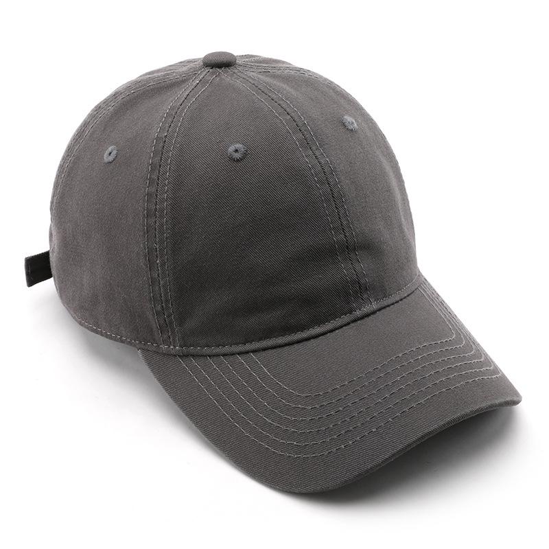 Solid Color Light Board Washed Cotton Baseball Cap Outdoor Sports Travel Sunscreen Shading Baseball Cap