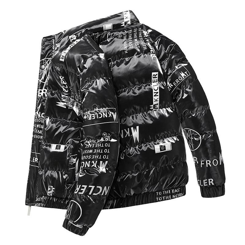 Новое пальто Осенне-зимнее пальто с хлопковой подкладкой Мужское трендовое красивое трендовое пальто Теплая куртка с воротником-стойкой и хлопковой подкладкой