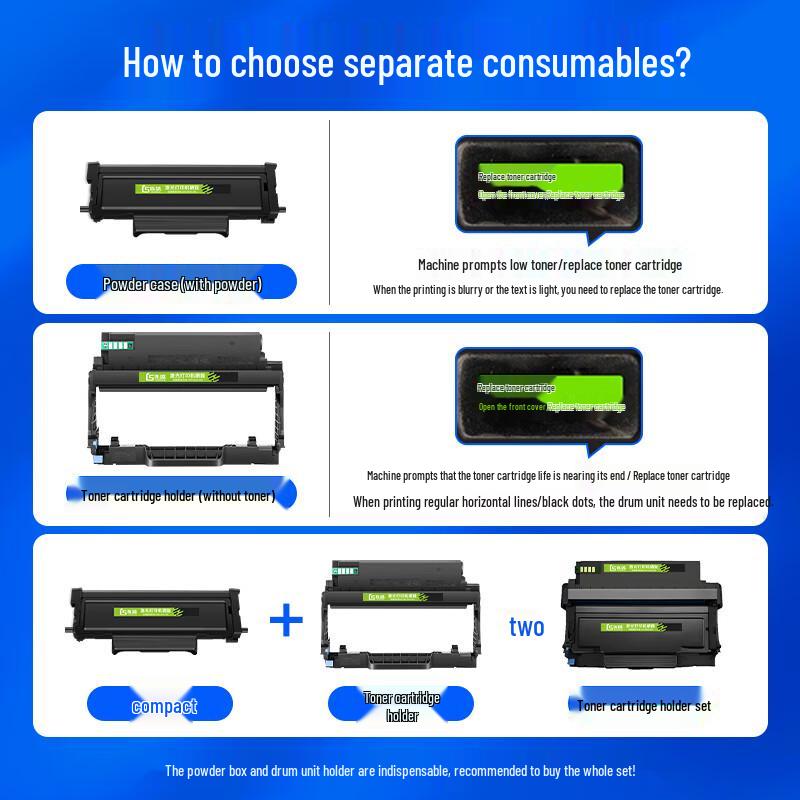 Compatible Black Toner Cartridge for Pantum P3305/M7105 Series