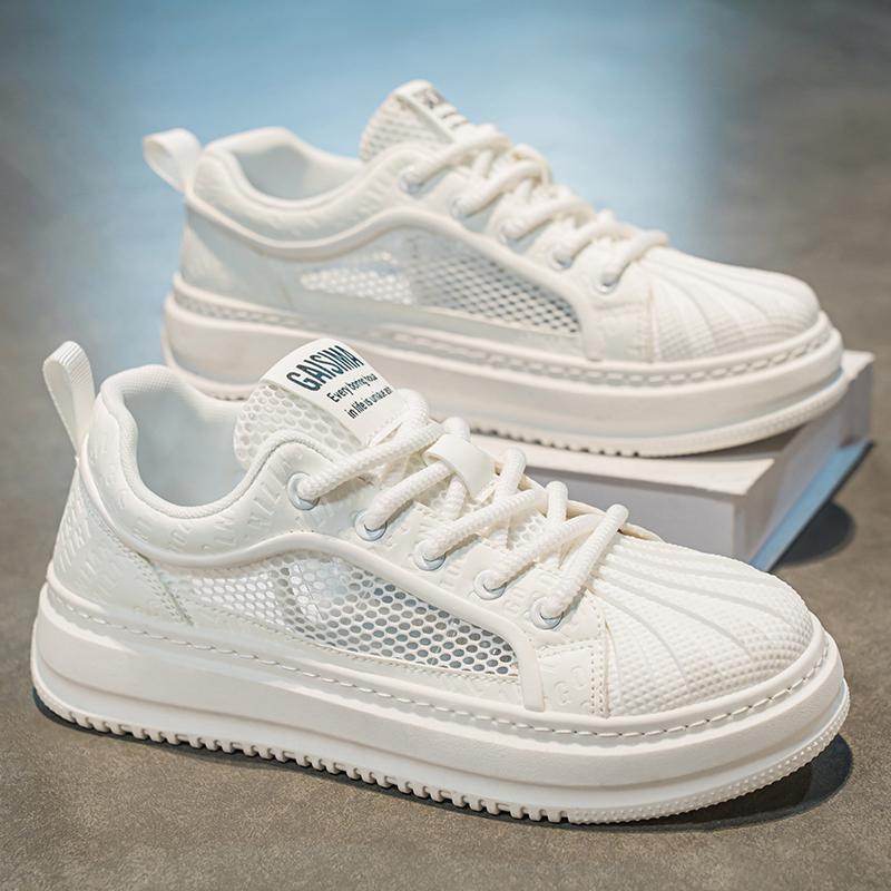 Men's Fashion Summer Casual Low Top Skateboarding Shoes Boys Comfortable Sneakers Male Students Trending Soft Sole Classic Breathable Gym Non-slip