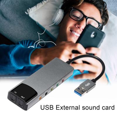 Внешняя USB-звуковая карта для Windows 8/7/XP Оптический вход SPDIF Многофункциональный аудиозвук