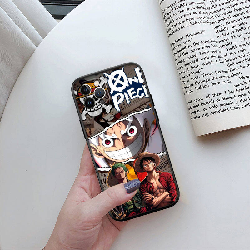 MH13 Anime One Piece Phone Shell for Samsung S20 S21 S22 S23 S24 FE Ultra Plus Lite S21S A55 A07 A17 F06 F16 M06 M16 M56 A36 A37 A57