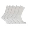 Mens Plain Sports Socks (Pack Of 5)
