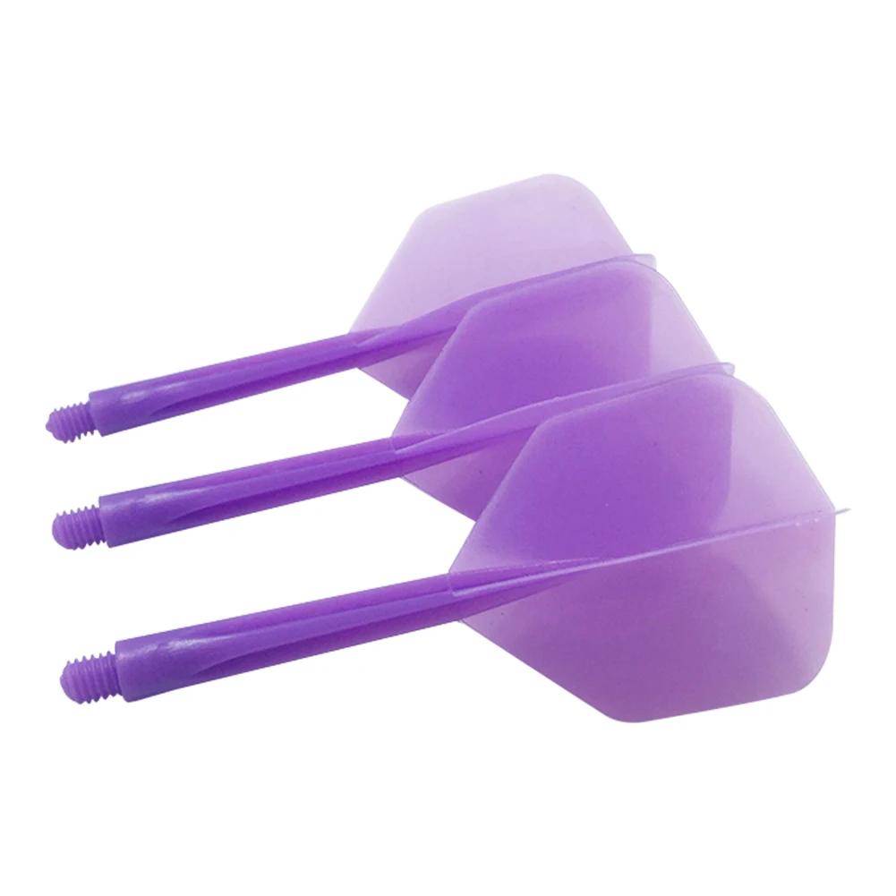 6/3Pcs 2BA Integrated Dart Flights Shaft Anti-Fall Professional Transparent Plastic Flights and Shafts Dart Accessories Kit