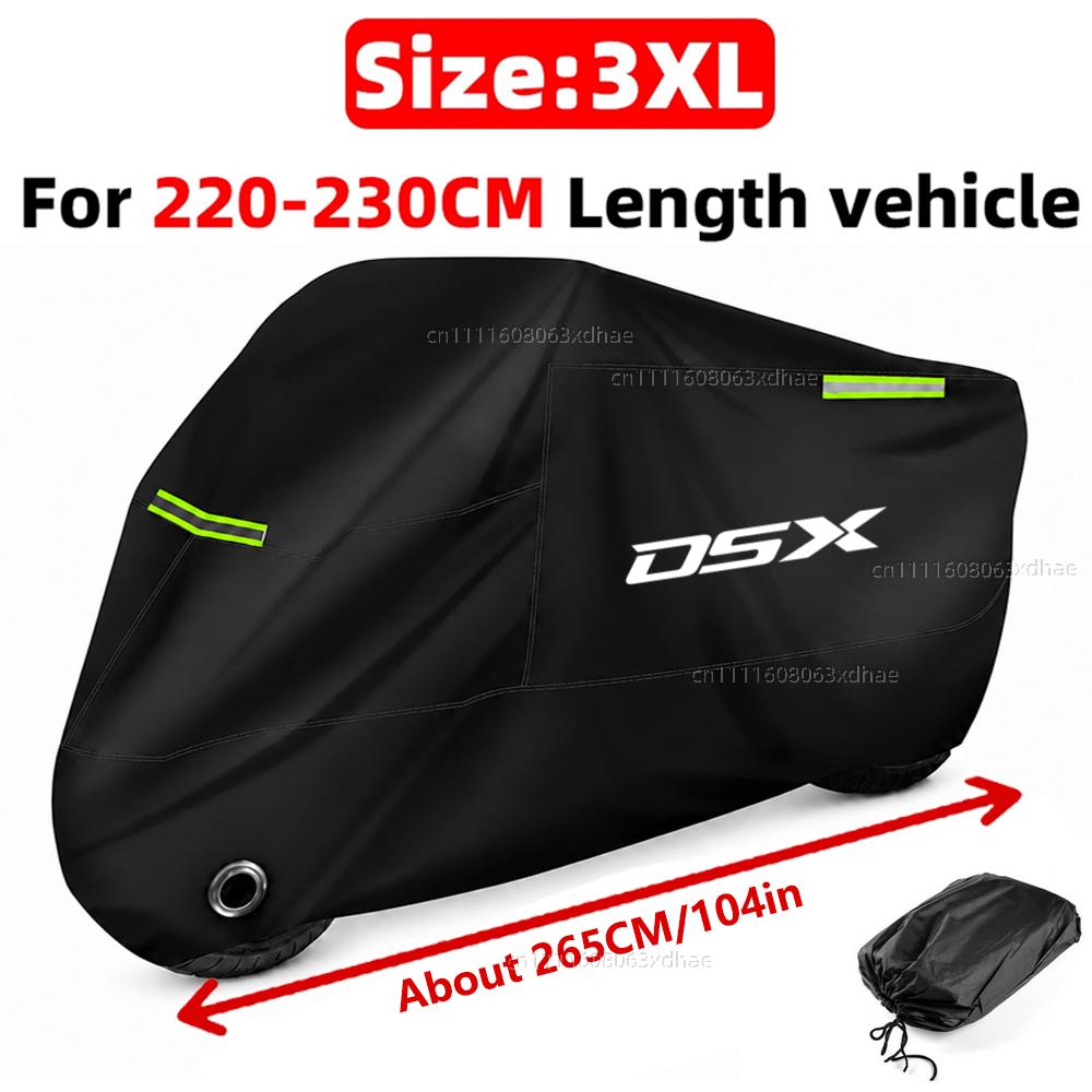 Premium Motorcycle Cover All Weather Dust Rain UV Protection 190T Oxford Cloth For For VOGE DSX 900 DSX 625 DSX 500 DSX900 DSX
