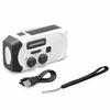 IRIS OHYAMA Radio Disaster Prevention Goods Disaster Prevention Radio Small Rechargeable Hand Crank LED Light Battery Portable Hand Crank Charging Rad
