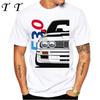 New Summer Men Short Sleeve Drive The Classic Germany EUDM - E34 M5 - X5 E30 Cars Evolution Retro T-Shirt Boy Casual White Tees