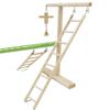 For Lizard Parakeet Wooden Hanging Parrot Climbing Frame Parrot Perch Hamsters Toys Birds Ladders