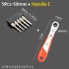 Triangle Head Screwdriver Bit Set Magnetic 1/4" Hex S2 Steel Security Triangular Screw Driver Bits Ratchet Wrench Hand Tools