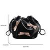 Premium Sense of Foreign Style Small Bag Women's 2025 New Versatile Chain Messenger Bag Super Fire Niche Bow Bucket Bag