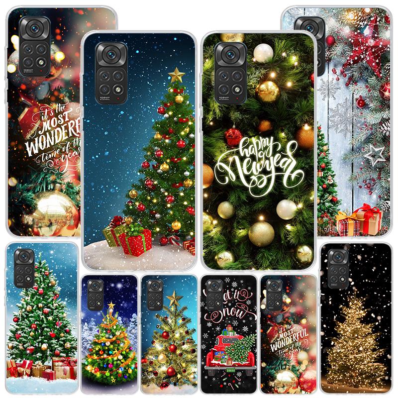 Merry Christmas Tree Snow Phone Case For Xiaomi Redmi Note 15 14 13 12S 12 11 Pro Plus 14S 11S 11E 10 10S 11T 5G Personalized Co