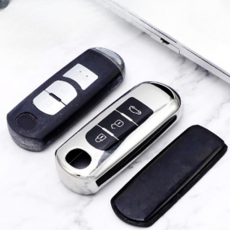 Чехол для дистанционного ключа из ТПУ для автомобиля, брелок для Mazda 2 3 5 6 BL BM GJ Atenza Axela Demio CX-3 CX3 CX-5 CX5 CX7 CX-9 CX8 без ключа