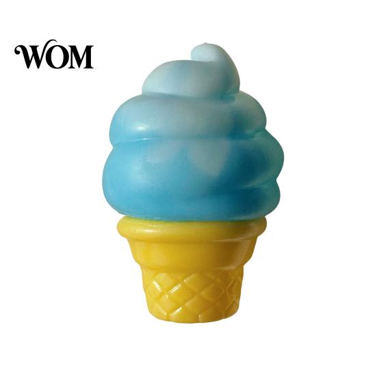 Soft Stress Ball Transparent Lemon Squeeze Toy, Relief Jellyfish Ice Cream Anxiety Toy Clear Cube Sensory for Kids Adults Reduction