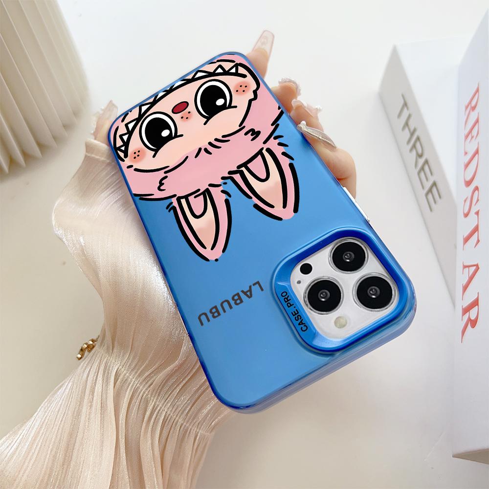 Раскрашенный узор, разноцветный, серебристый, двусторонний твердый корпус, противоударный противоударный чехол для телефона для Huawei Honor Infinix Tecno iPhone