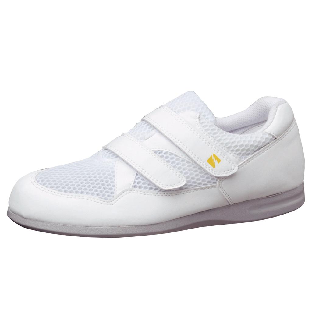 Elepas Electrostatic Work Shoes Sneakers Lightweight Ventilation Cushion PS15S White cm [Midori Anzen] 27.0