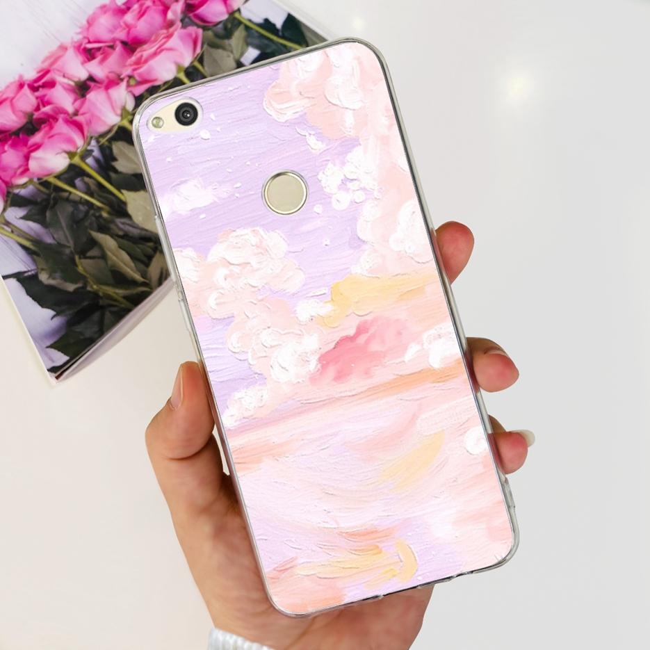 Чехол для Huawei P8 Lite 2017 Honor 8 Lite Роскошный Рисованный Чехол Прозрачный Силиконовый Мягкий ТПУ Чехол для Телефона Для Huawei GR3 2017 Задняя Крышка