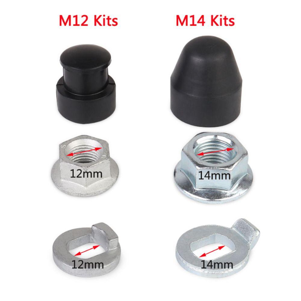 Детали для электровелосипедов Гайка двигателя Ось двигателя Стопорная шайба/проставка Втулка электровелосипеда EBIKES Стопорная гайка M12/M14