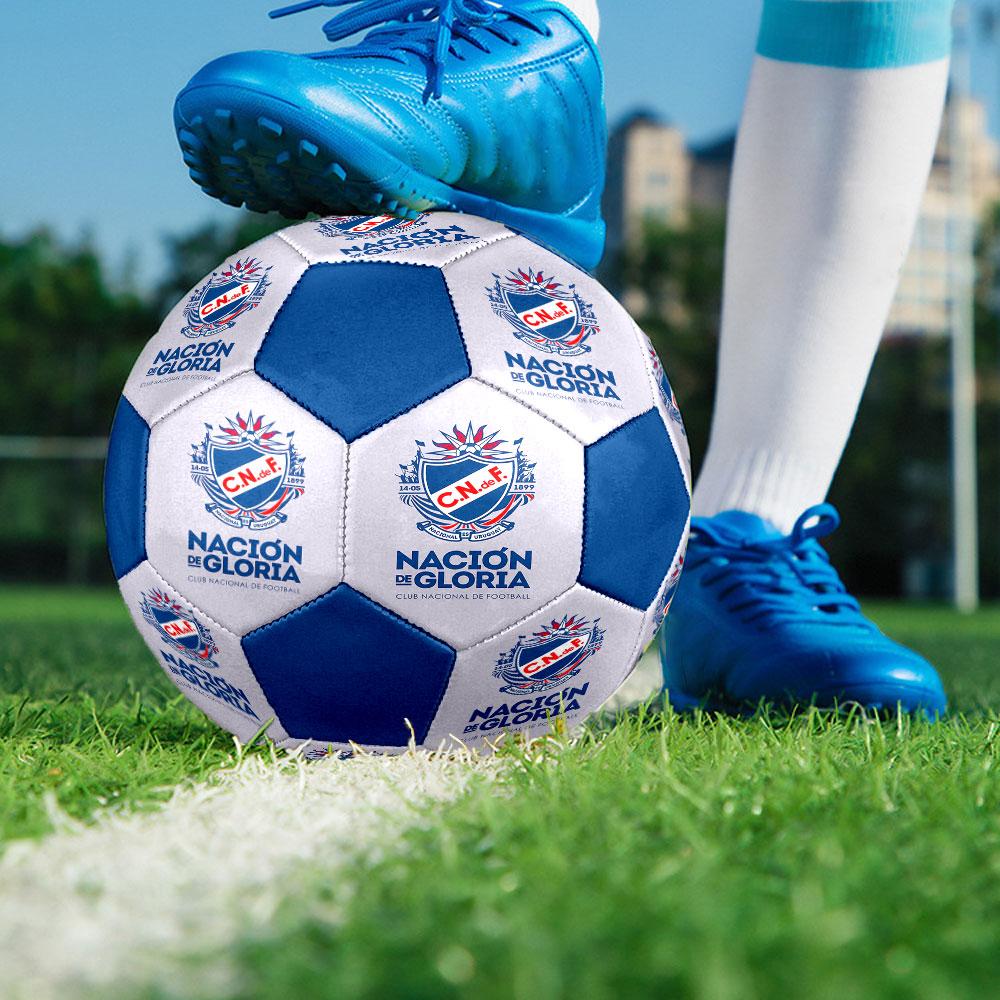 1pc Club Nacional de Football Soccer Ball Size 5 Indoor Soccer Ball Fashion Colorful Backyard Game - Great For Sports Fans Gift HE24