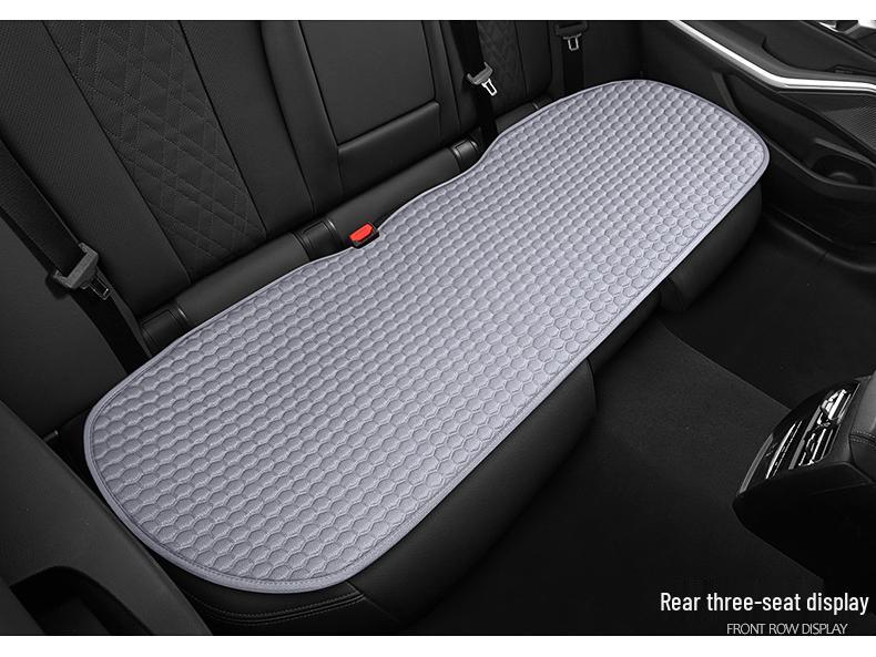 Linen Car Seat Cushion with Backrest for All Seasons