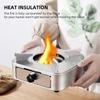 Mini Alcohol Stove Burner Stainless Steel Adjustable Firepower Windproof Drawer Style
