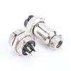 1set GX16 5Pins Screw Type Electrical Aviation Plug Socket Connector New