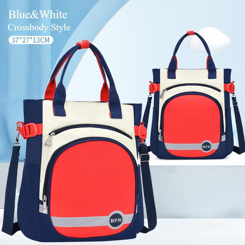 Teacher Recommend Multi Functional Tutoring Bag Unisex Primary Secondary School Students Backpack High Capacity Kid's Study Bag Crossbody Shoulder Bag