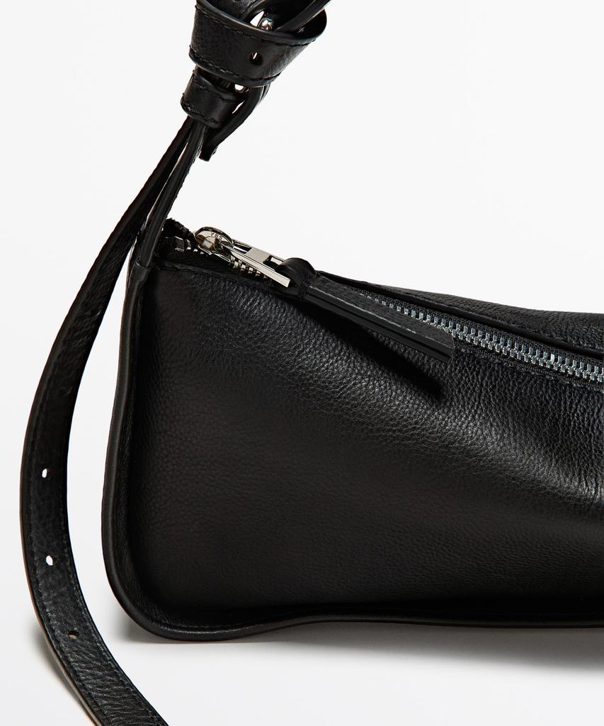 Massimo Dutti Leather Mini Shoulder Bag