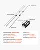 Linear Rail Guide Kit, HGR20, 2Pcs 2000 mm (78.74 inch) Linear Motion Rails and 4Pcs Bearing Slide Blocks, Anti Rust and High Precision Kit, for DIY,