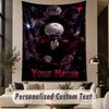 Custom Text Printed Tapestry Tokyo Ghoul Pattern Large Wall Hanging Indoor Room Decor