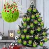 Green  Christmas Balls | 12 Lime Green  Balls For Christmas Trees