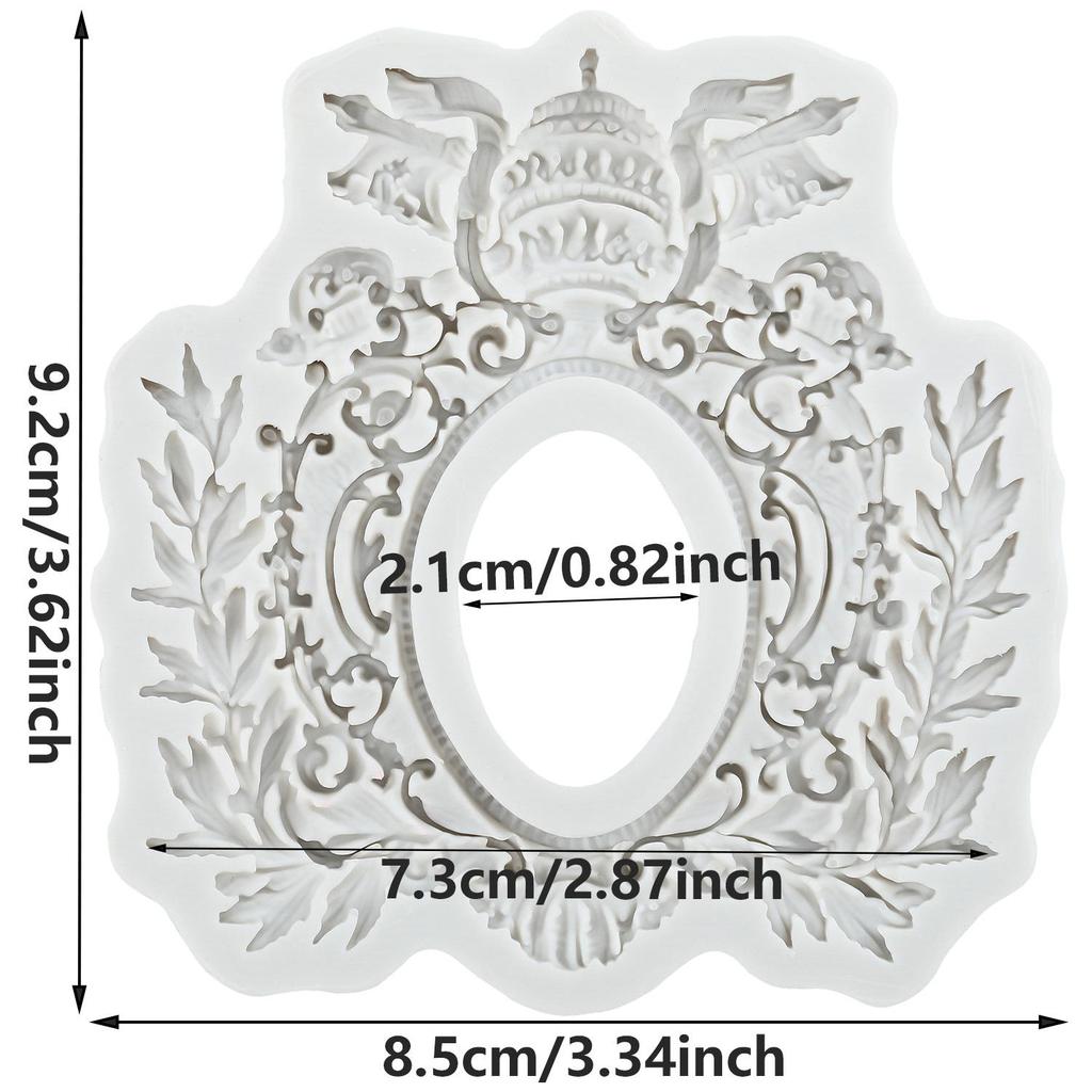 Photo Frame Silicone Molds Picture Frame Fondant Mold Cake Decorating Tools Cupcake Topper Candy Chocolate Gumpaste Mold