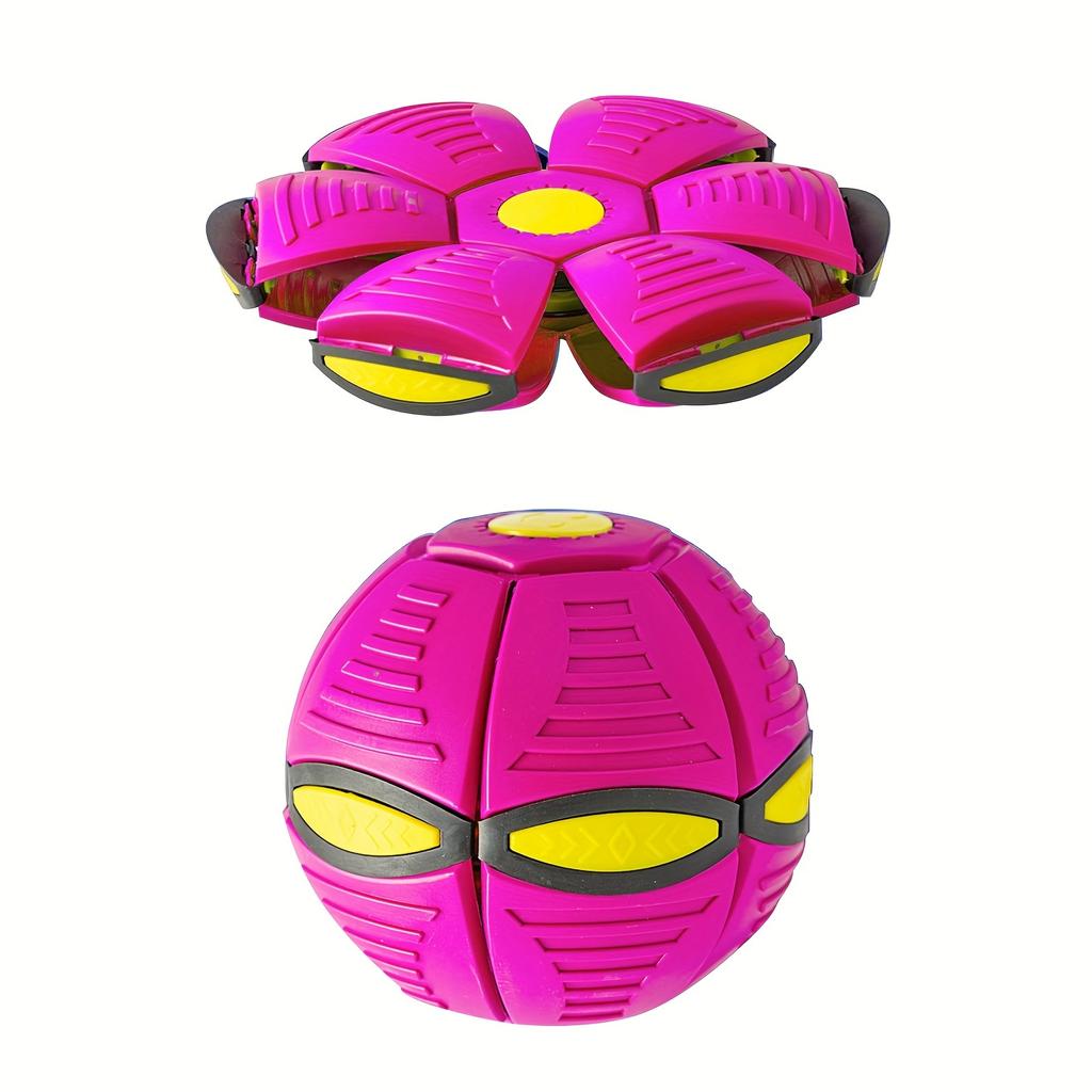 Outdoor Sports Stepping On the Ball Toy Stepping On the Deformed Elastic UFO Ball Magic Puzzle Children Flat Throwing Disc Ball.