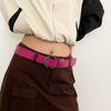 Zinc Zinc Alloy Pin Buckle Waist Belts Wide Waist Bands for Women Punk Waist Belt for Women  Women