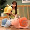 20-60cm Snails Plush Toys Lovely Animal Stuffed Soft Kawaii Snail Dolls Sofa Cushion Cute For Girls