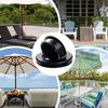 2" Silicone Umbrella Hole Ring with Cap, Flexible Table Plug for Patio Beach Cafe, Outdoor Table Hole Cover for Patio Furniture