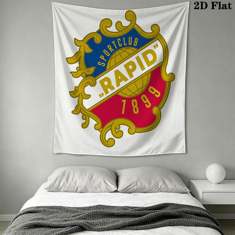 Rapid Vienna team Wall Hanging Printed Fabric Blanket Decorative Tapestries for Bedroom Living Room Home Decor