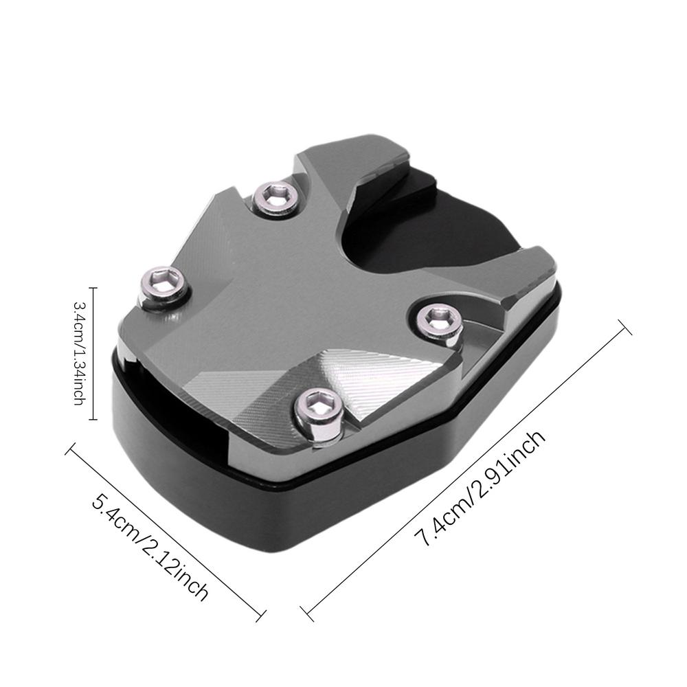 Motorcycle Kickstand Foot Side Stand Anti Sinking Plate Support Accessory Motorcycle Kickstand Foot Plate  Plate Support tool