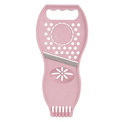 Соковыжималка для лимона Fruit Parer 3 в 1, многофункциональная, нержавеющая сталь, антикоррозийная, розовая