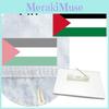 Wholesale Customized Palestinian Flag Acrylic Geometric Brooch Pin