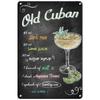 Vintage Cocktail Metal Martini Retro Signs Plaques Plate Poster Popular Bar Club Wall Decorative Room Stickers Decor
