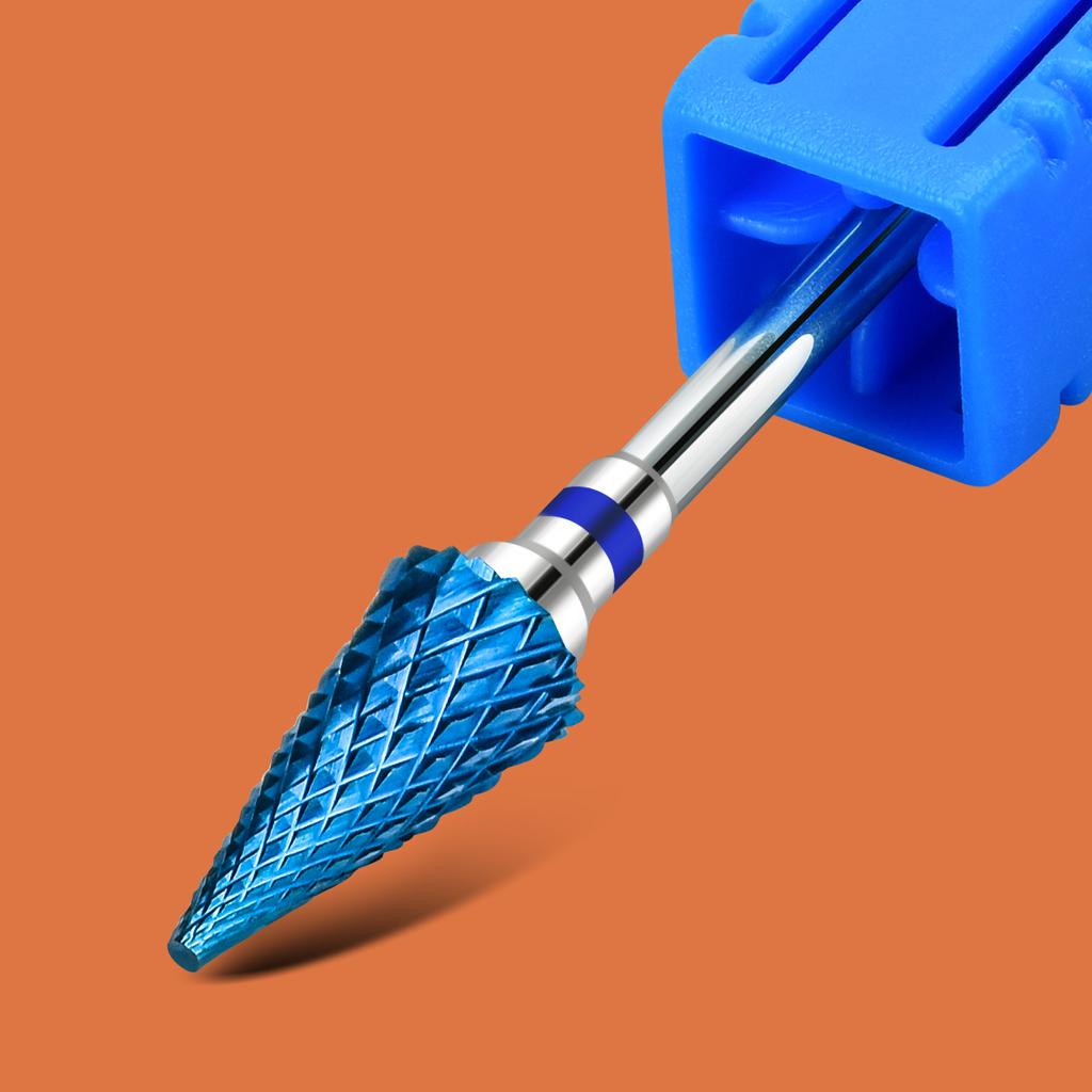 Твердосплавные вольфрамовые насадки для ногтей, фрезы, электрические сверла для ногтей, инструменты для очистки кутикулы для педикюра, маникюрные буферы, дрель