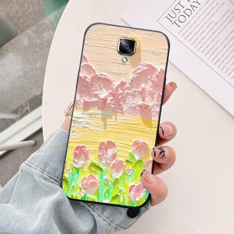 For Oneplus 3 3T Case Soft TPU astronaut Silicone Phone Cover for Oneplus 3 3T 5T Cases Black Bumper Funda One plus 3T 5 T