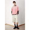 H M T sHirT Oversized fiT Pink oMbre