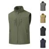 Mens Casual Lightweight Vests Work Travel Vest Sleeveless Jacket With Pockets