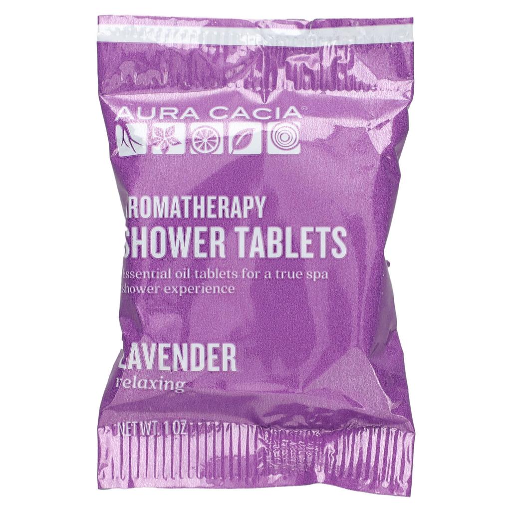 Aromatherapy Shower Tablets, Relaxing Lavender, 3 Tablets, 1 Oz Each