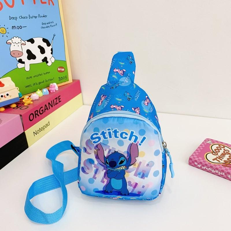 Мини-сумка через плечо Stitch для детей из прочного нейлона для дошкольников