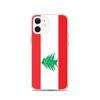 Coque Pour iPhone - PIXELFORMA - iPhone 12 - Drapeau Du Liban - Silicone Souple - Design Léger