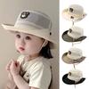Lightweight Toddler Bucket Hat Mesh Fisherman Cap Casual Sunscreen Hat Summer