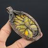 Tree Of Life Bumble Bee Jasper Jewelry, 999 Copper Wire Wrapped Gemstone Pendant, Handmade Pendant, For Memorial Day
