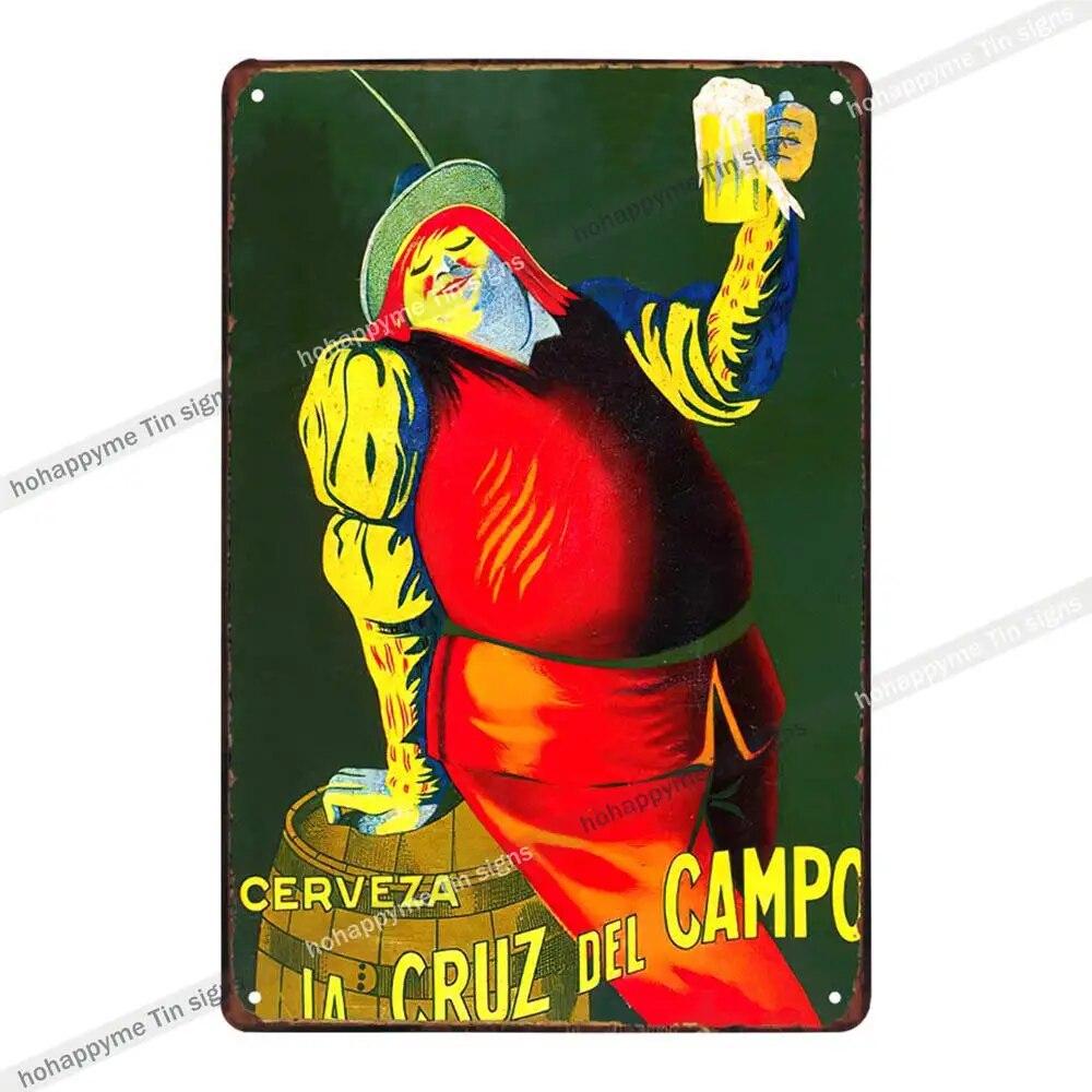 Эльф Пиво Винтаж Металлические Вывески Тарелки Декор Для Бар Паб Клуб Кафе Плакат Наклейки На Стены Главная Гостиная Украшения Доска 20x30 см